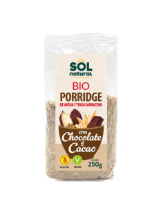 Porridge Chocolate avena-T.Sarraceno Bio 250g Sol Natural